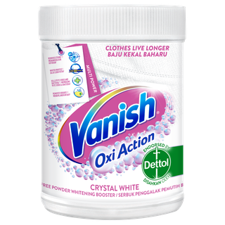 Vanish Crystal White Fabric Stain Remover Powder